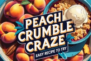 Peach Crumble Craze - Easy Recipe to Try