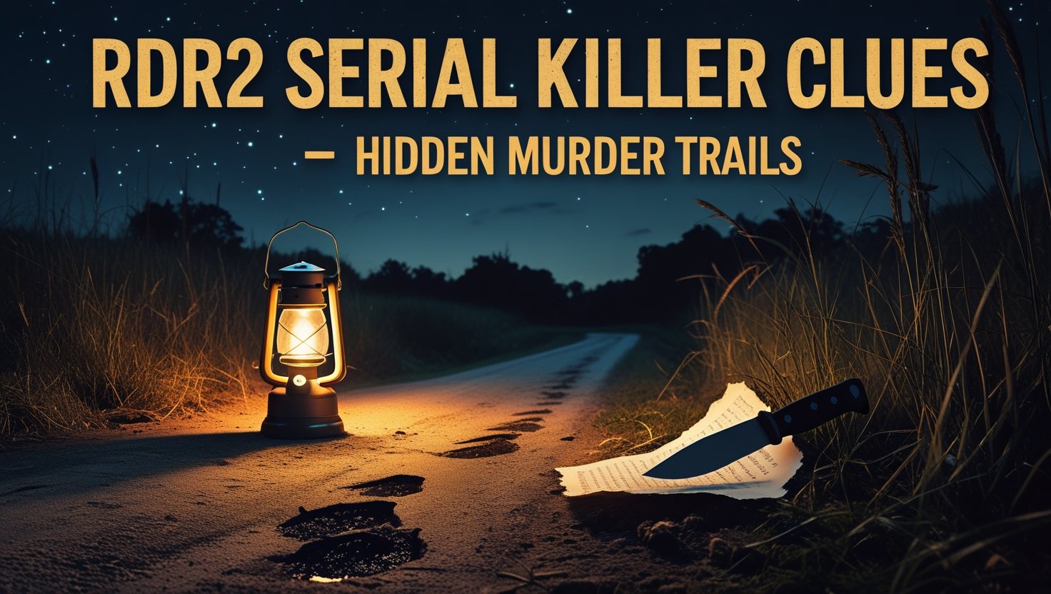 RDR2 Serial Killer Clues - Hidden Murder Trails
